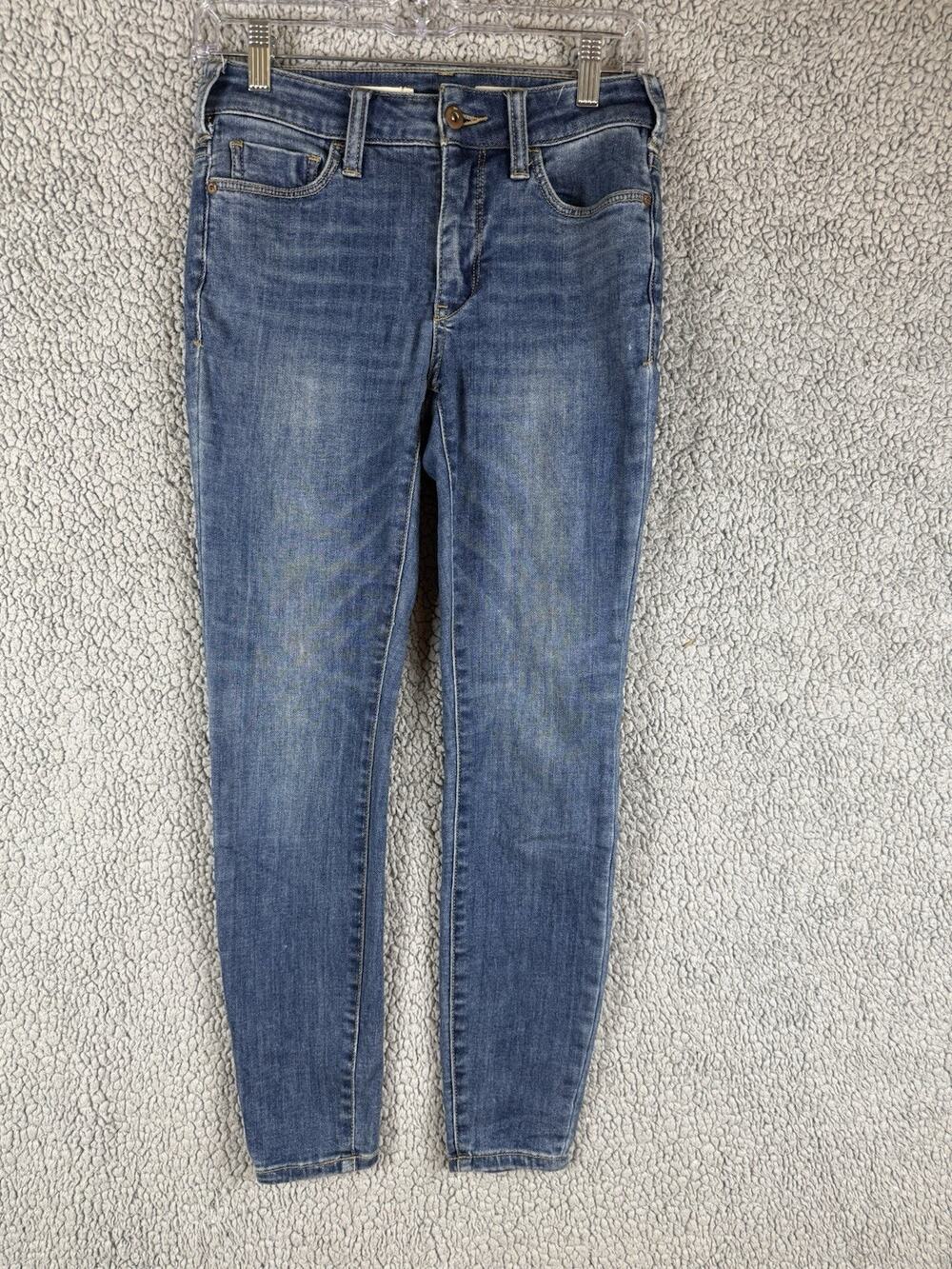 Anthropology Pilcro Jeans Women’s 26 Medium Wash High Rise Denim Legging